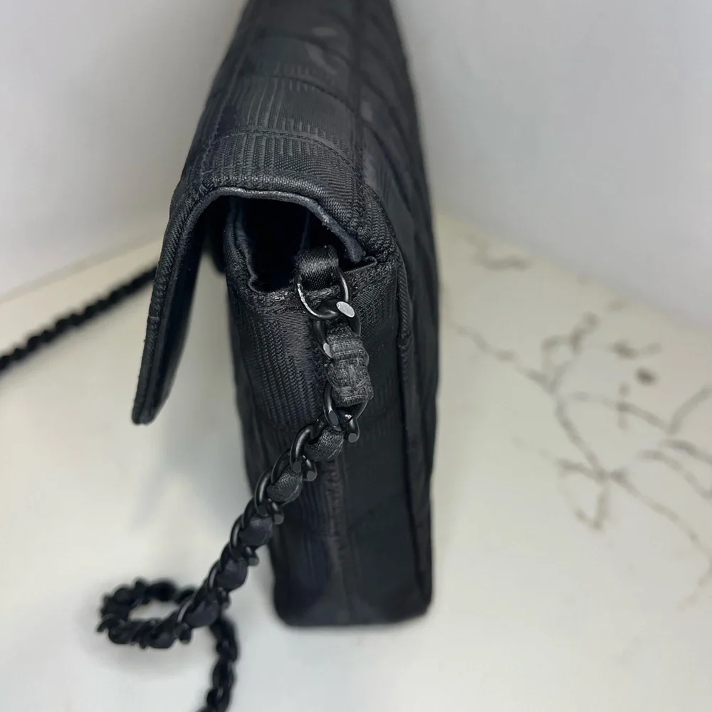 CHANEL Black  East West Canvas   Bag - Picture 8 of 13